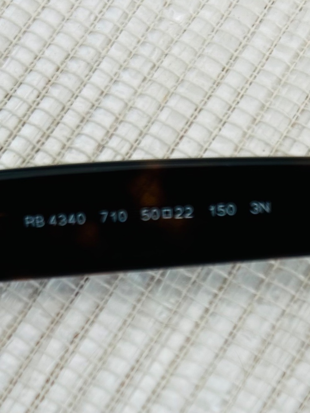 Ray-Ban RB4340 Wayfarer Sunglasses - Polished Havana - Picture 3 of 4